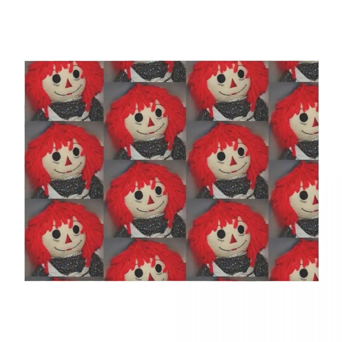 

Sweet Raggedy Ann Throw Blanket Thermal Single Bed linens cosplay anime Blankets