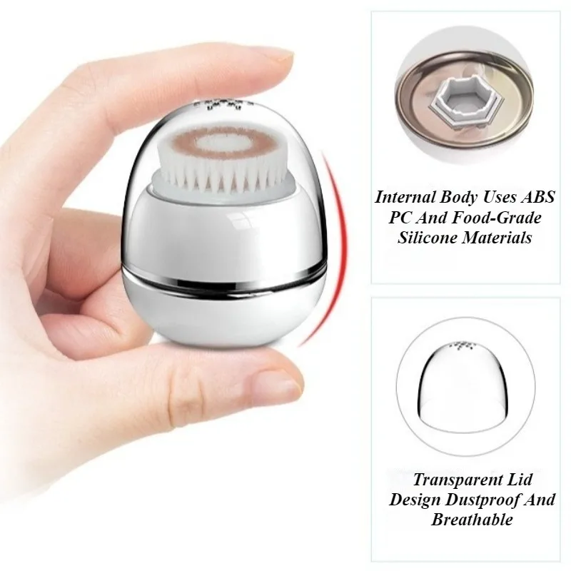 Macchina per la pulizia del viso profondo Attrezzatura per la bellezza della pelle Pulizia elettrica Detergente a vibrazione Dispositivo per la pulizia della cura della pelle impermeabile