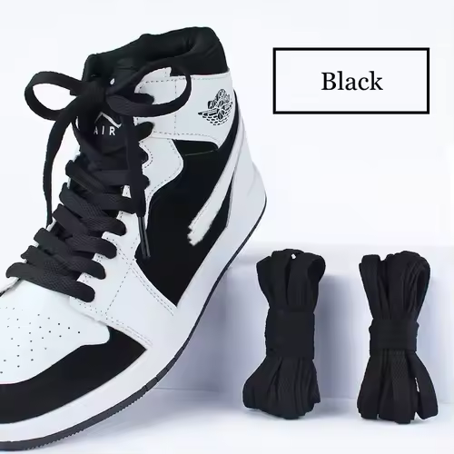 1 pair flat shoes Solid color shoelaces Canvas shoes sports and leisure shoelaces length 100/120/140/160/180cm Shoe accessories - Image 18