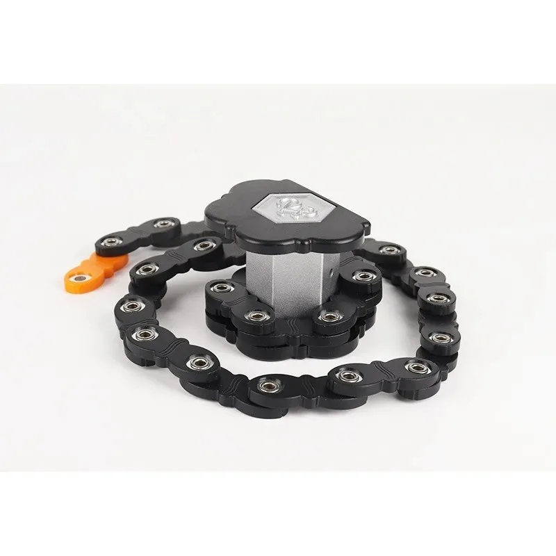 

Замок для электронного велосипеда для мотоцикла, аксессуары для шоссейного велосипеда MTB, складной замок для велосипеда, портативный противоугонный предохранительный замок из легированной стали