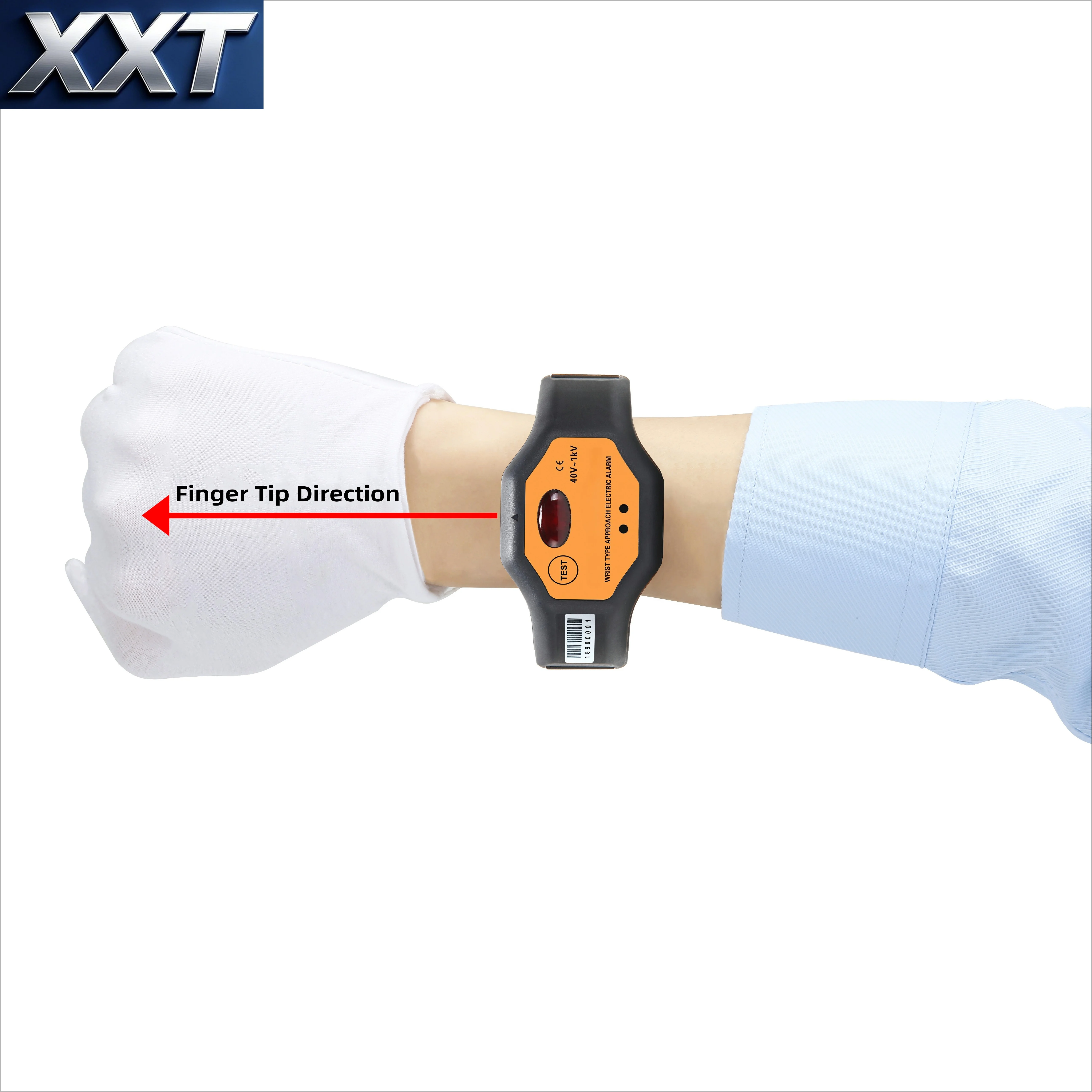 Wearable Low Voltage Inductive Sensing Unit Non Contact 15cm Reminder For 220V Power Line Approach Safety Inspection
