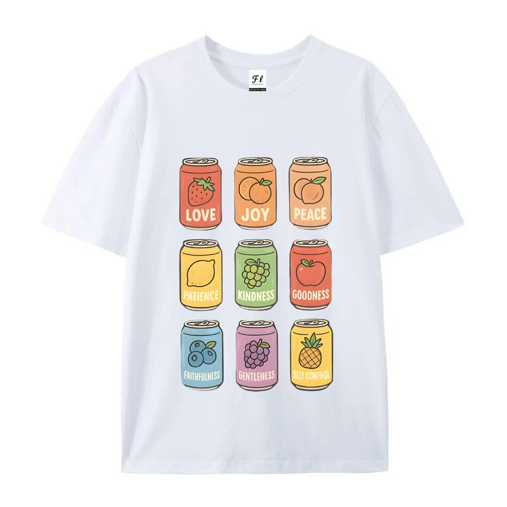 تي شيرت جرافيك من القطن الناعم بأكمام قصيرة ورقبة دائرية تي شيرت برسومات Y2k ملابس هاراجوكو تي شيرت ملابس الشارع ملابس نسائية