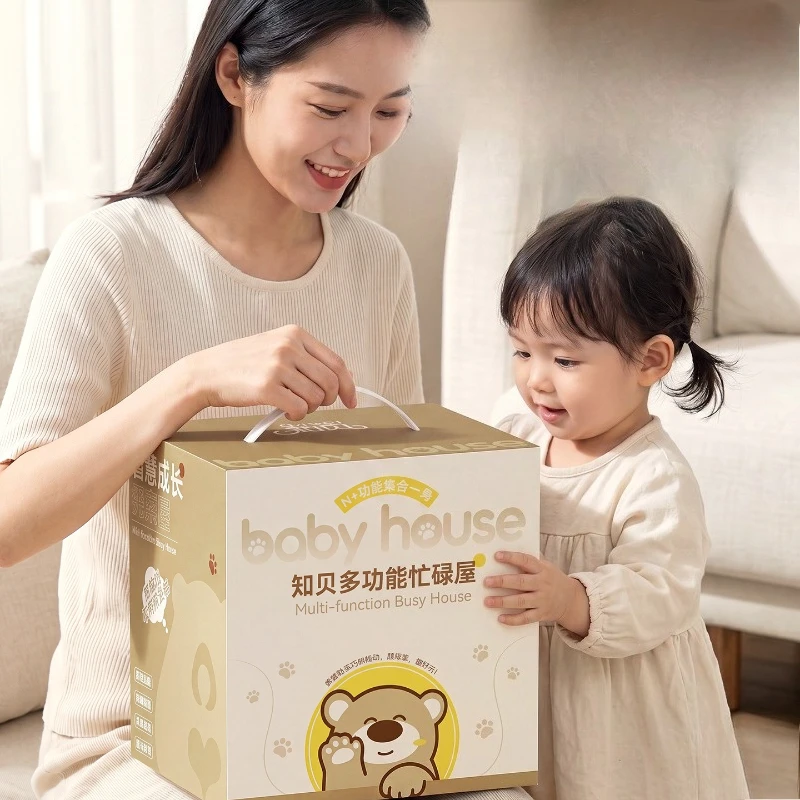 Childrens Montessori Early Education Training Multi Dimensional Multi Functional Busy House Baby Educational Toys Birthday Gift
