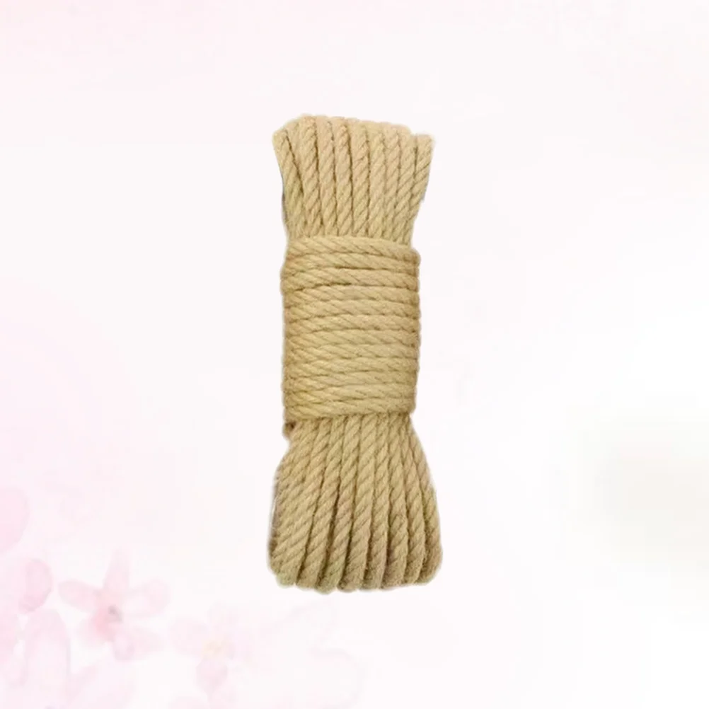 

30m Natural Thick Jute Rope Diameter 12mm Strong Durable Braided String for DIY Crafts Packaging Gardening Rustic Decor Vintage