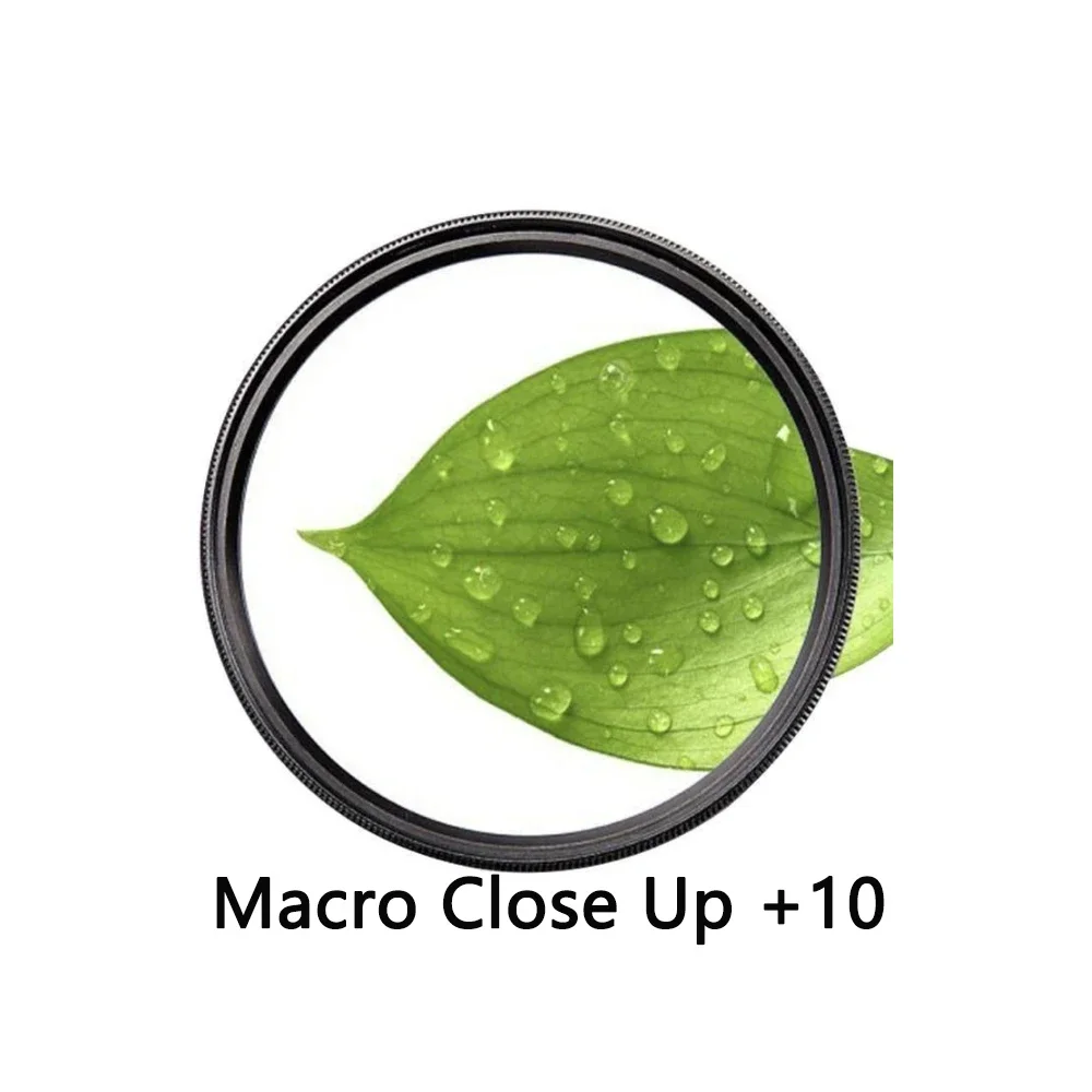 Lightdow Lens Filter Kits Macro Close Up GND 0.9 Graduated Gray CPL ND8 49 52 55 58 62 67 77 82 mm for Canon Sony Nikon Camera