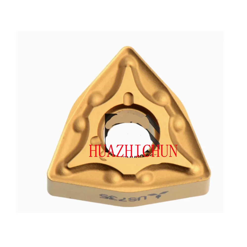 

HUAZHICHUN WNMG080408-MA US735 WNMG080412-MA MM MC7025 Carbide Inserts Milling Cutter Tool