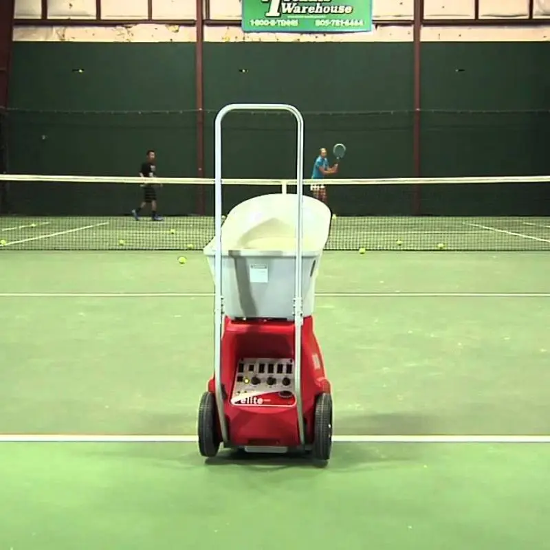 Máquina Inteligente automática para disparar pelotas de tenis, Control por aplicación, con Control remoto