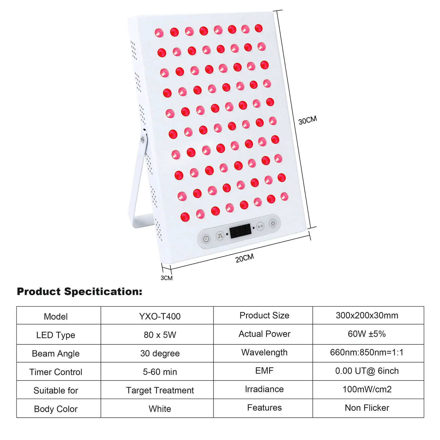 Dual Chip LED Red Light Therapy แผงโคมไฟ Facial Anti-Aging Skin Care เครื่องมือความงามสําหรับ Body Pain Relief กายภาพบําบัด