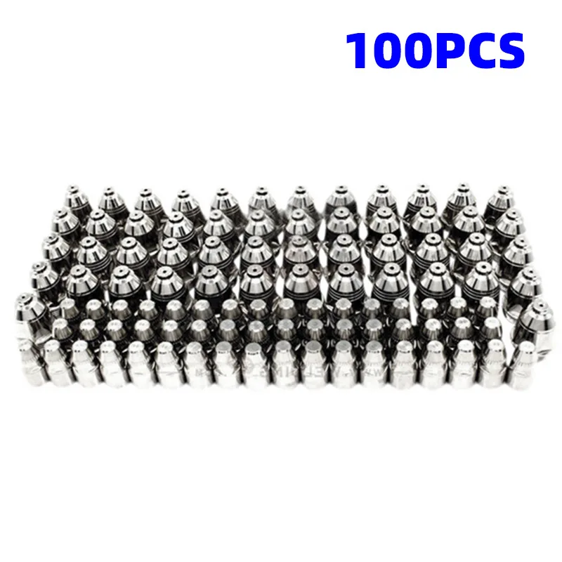 100 high-quality 40-100A P80 plasma cutting electrode nozzle CNC cutting machine P80 plasma torch wearing parts nozzle