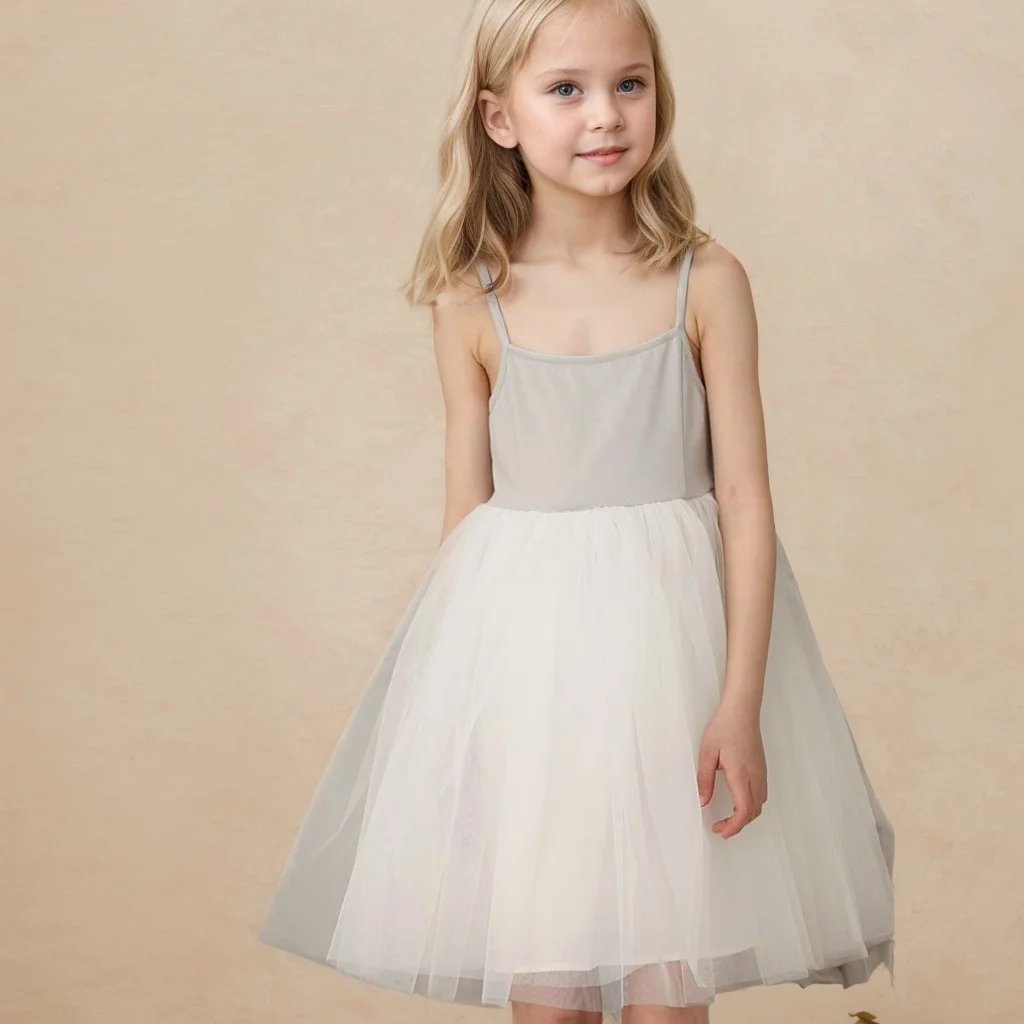 Kids Teenagers Clothes big Girls Halter Tutu Dress Summer Cute Sleeveless Tulle Bubble Sundress Tutu Princess Dress for Women