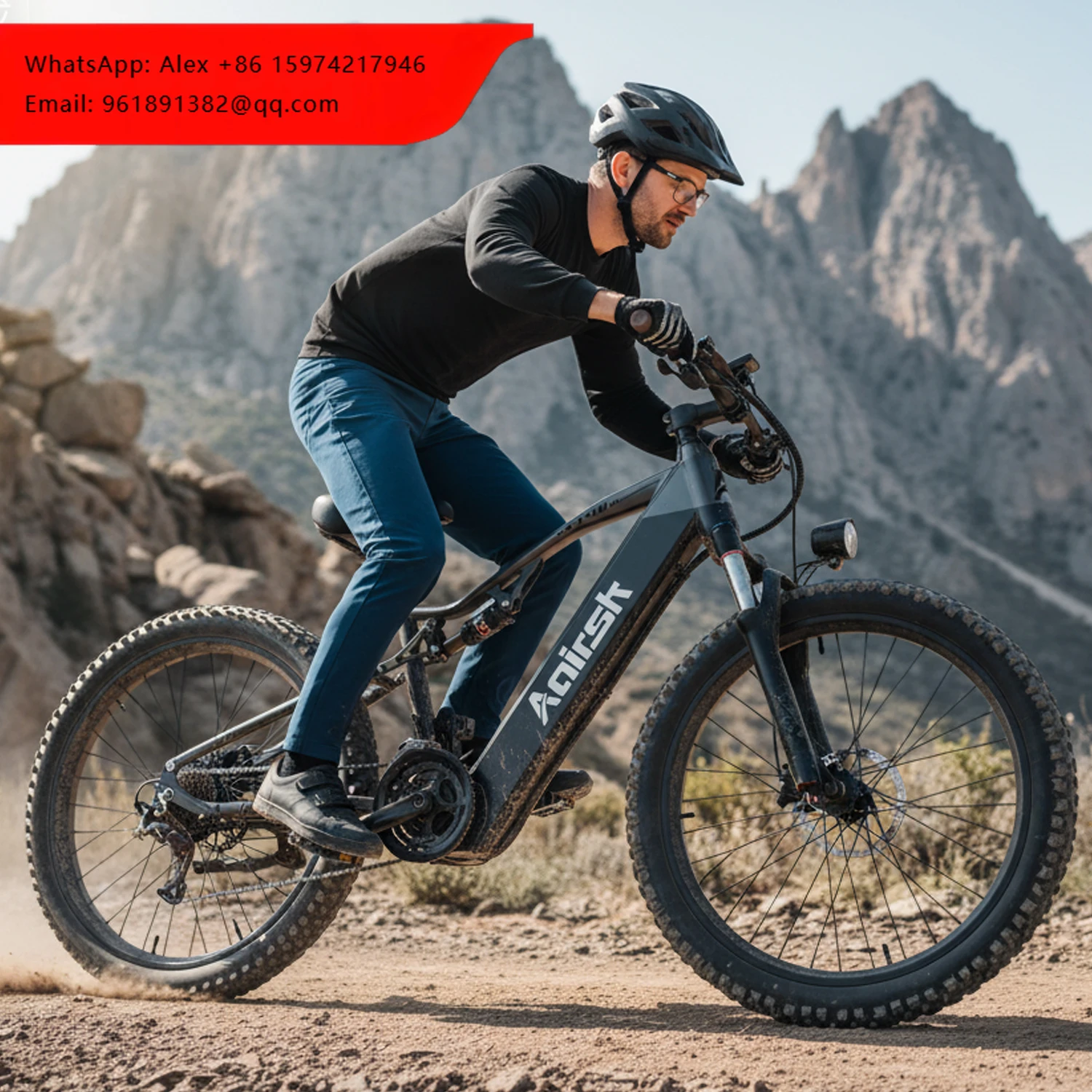 

Aairsk 26 Inch Electric EBike Fat Tire Bike 48v 20ah Ebike 500w Electric Bicycle Bicycle For Men