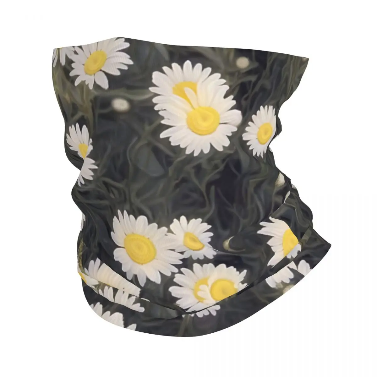 Field Of Daisies Thin Bandana Neck Gaiter Wrap Scarf Headband Neck Cover