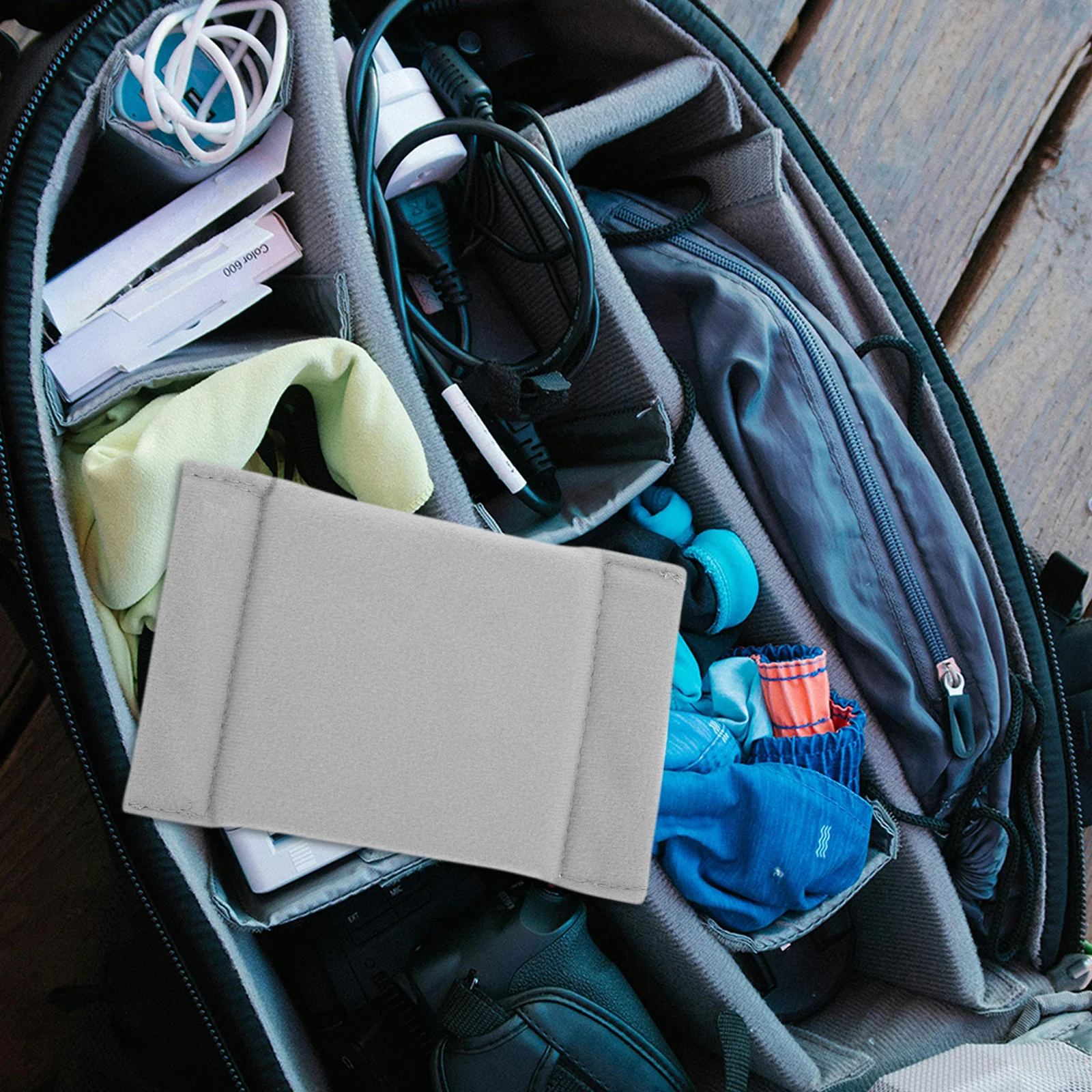 

2pcs Camera Dividers Padded Insert Separator Pad Travel Lightweight Partition Camera Padded Bag Insert Shock Absorbing Durable