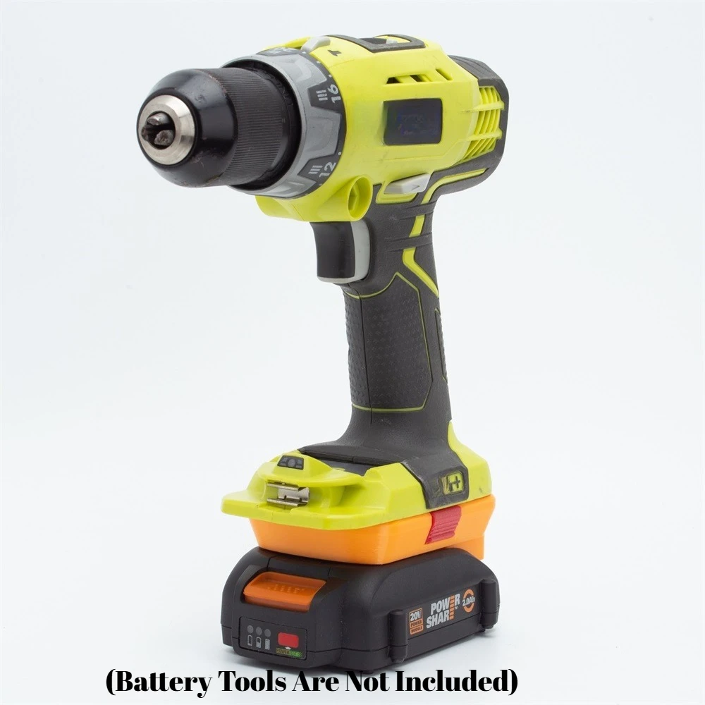 

Адаптер-переходник для аккумуляторов Worx 20V 6PIN (литий-ионный) для электроинструментов Ryobi One 18V (аккумуляторы в комплект не входят)