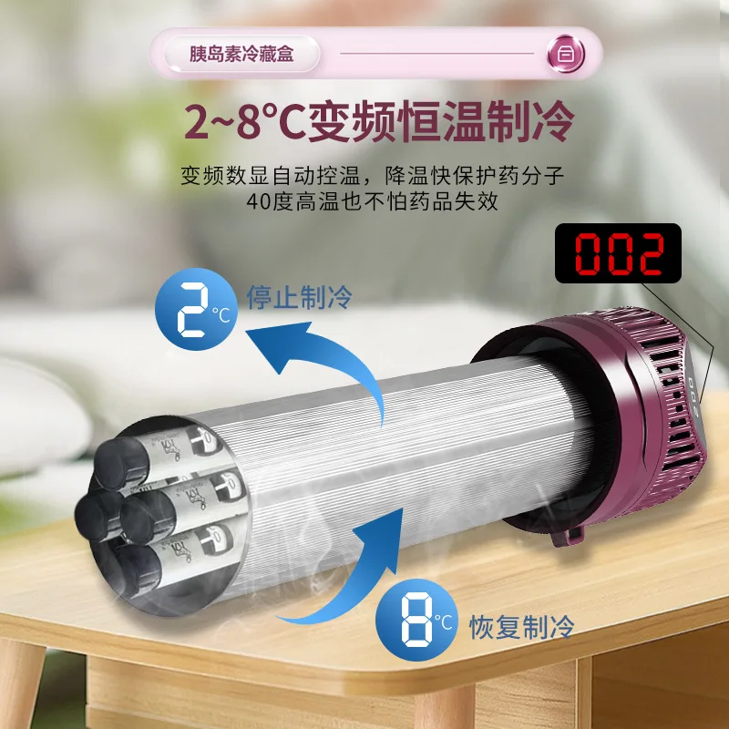 New Portable Insulin Cooler Cup Car Use Mini Medical Fridge Airline Permitted