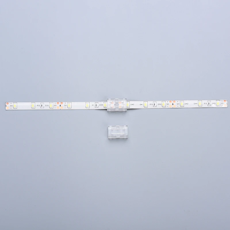 COB LED Strip Connector Fast Connectors For 2 4 Pin 8/10MM SMD COB 5050 2835 Single Color LED Tape Solderless Mini Buckl Wire