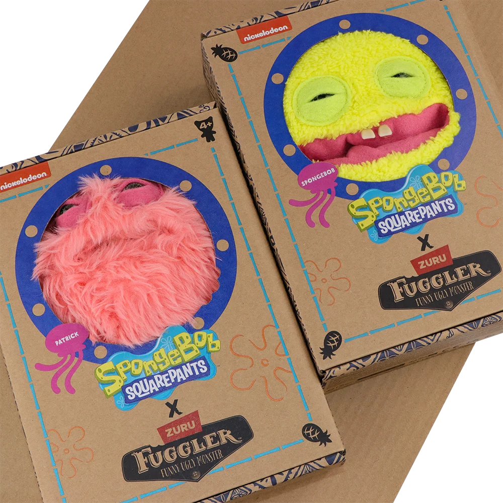 Original Fugglers Funny Ugly Monsters Fuggler Plushins Toys Fuggler Tooth Monster Spongebob Squarepants Patrick Star Plush Dolls view 6