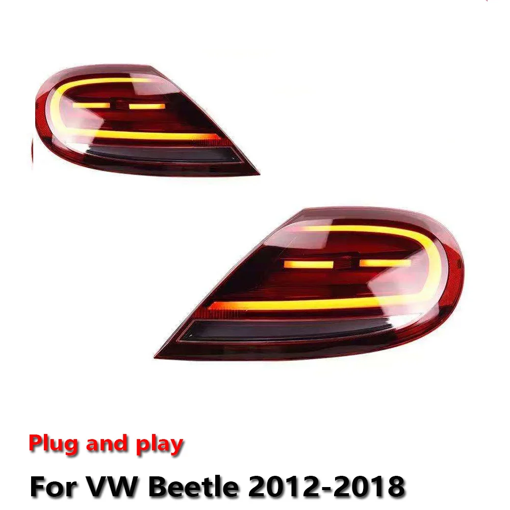 

Car LED Upgrade Tail Light Accessories For VW Beetle 2012-2018 DRL Brake Turn Signal Lamp Plug and Play