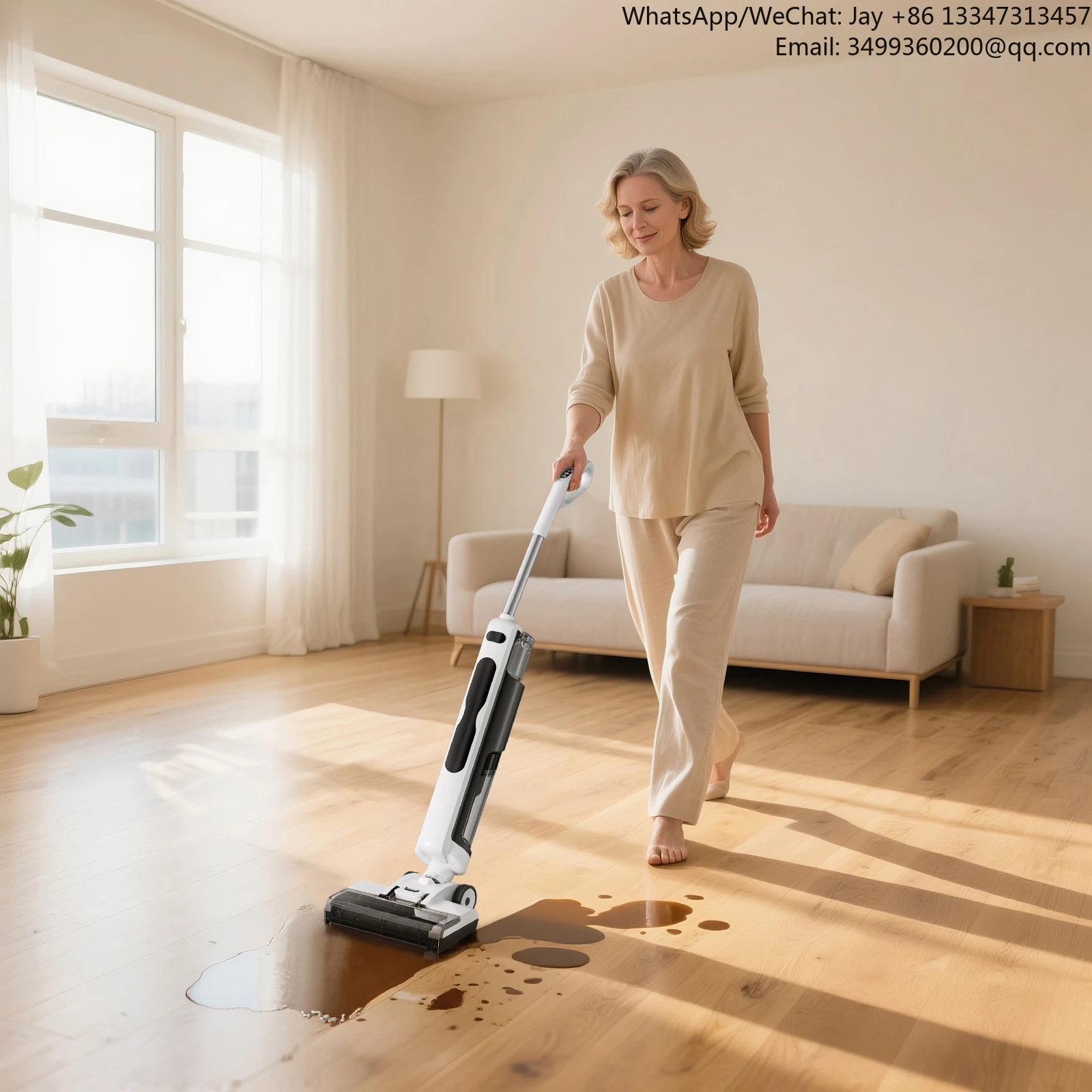 

Wholesale Household 220v Walk-Behind Electric Floor Scrubber Machine Portable Automatic Floor Washing Machine Sweeper Scrubber