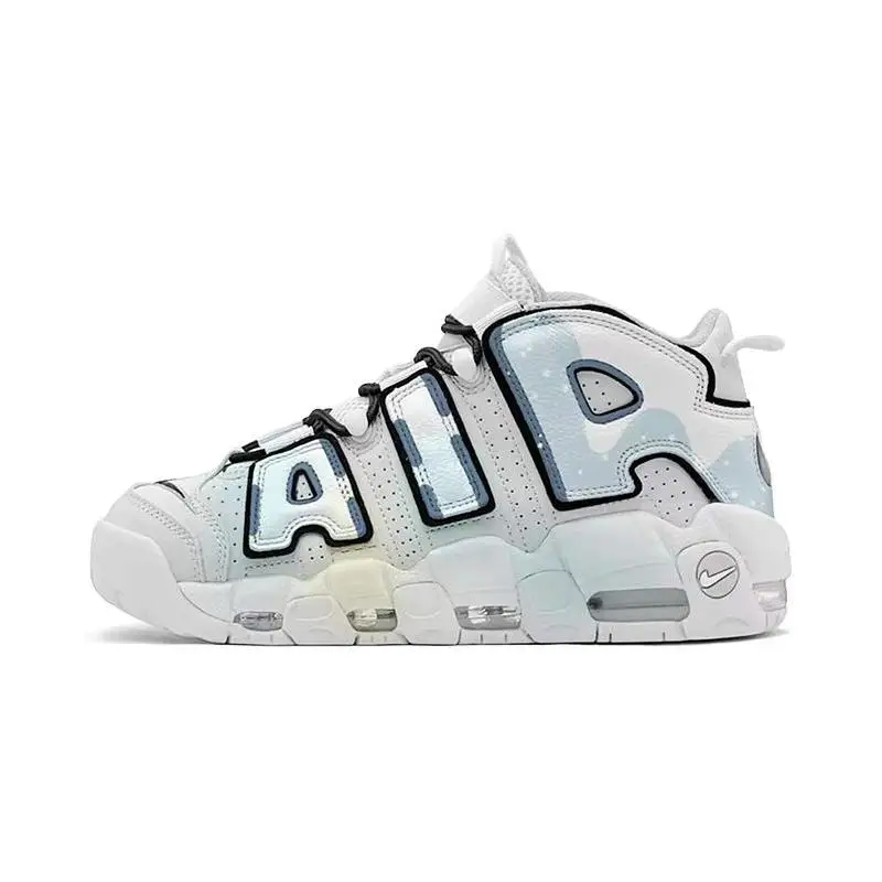 【Customize】Nike Air More Uptempo Vintage Basketball Shoes Men Sneakers shoes FB3021-001