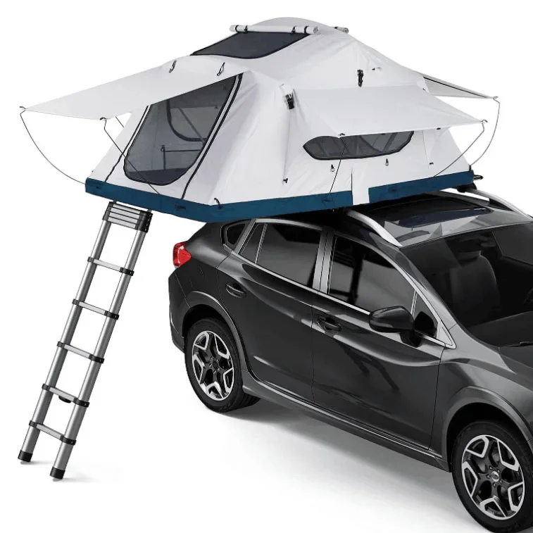 Auto Roof Tent Factory Manufacture Camping Soft Cover  Top  4wd 2 Person Car  