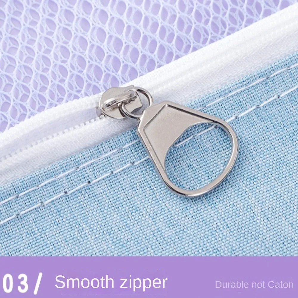 Bolsa de almacenamiento de papelería de gran capacidad, bolso plegable de Color caramelo para clase de estudiante, bolso de mano, bolsa de archivo de malla para oficina