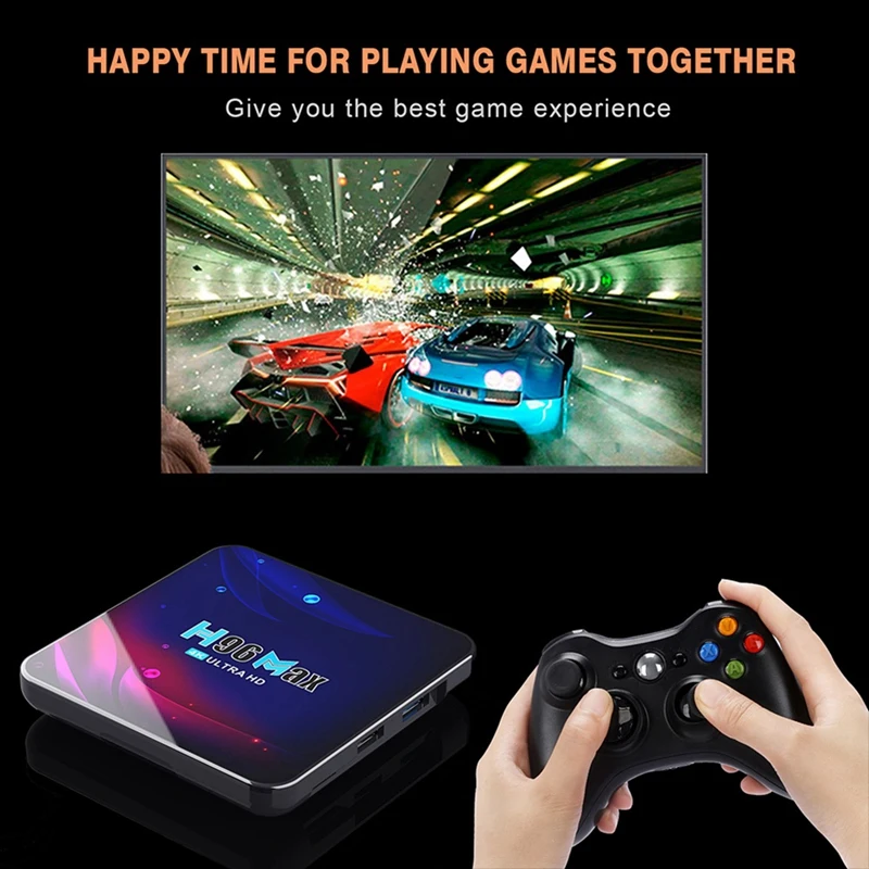 H96 Max Android 11 Smart TV Box 4K Hd Smart 5G Wifi Bluetooth Receiver Media Player HDR USB3.0 Tv Box EU Plug Spare Parts