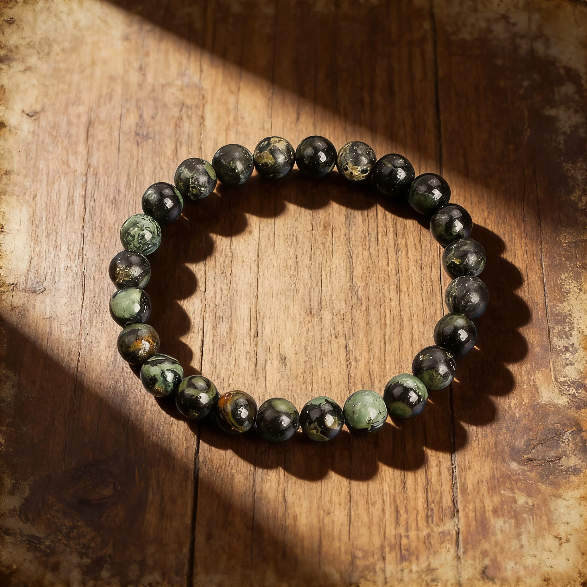 6 8 10mm New Polar Jade Bracelet Beaded Natural Stone Healing Reiki Charm Vitality Bracelet Positive Aura Handmade Gift Jewelry