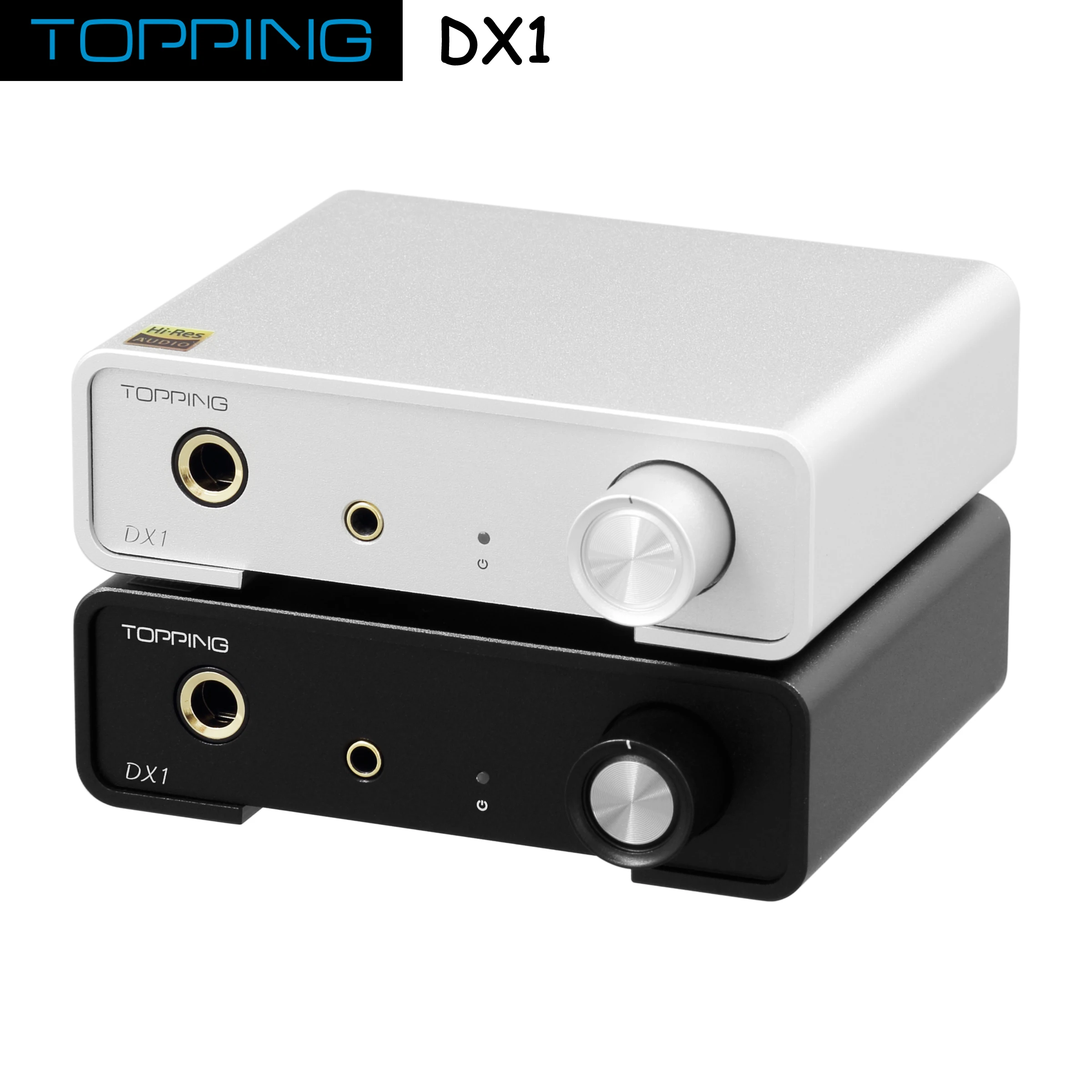 

TOPPING DX1 Mini USB DAC Headphone Amplifier AK4493S XU208 Headphone Amp Support up to DSD256 PCM384 Decoder