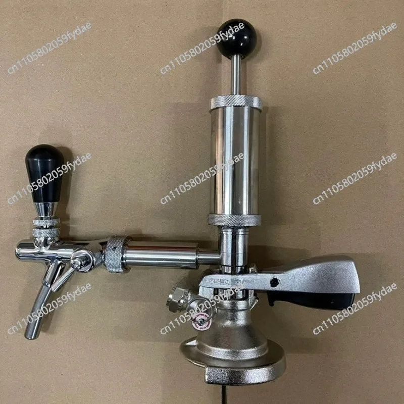 Edelstahl-Zapfhahn für Fassbier Craft-Bier Einfacher Manueller Zapfhahn Plattentyp Well-Style Bierpumpe