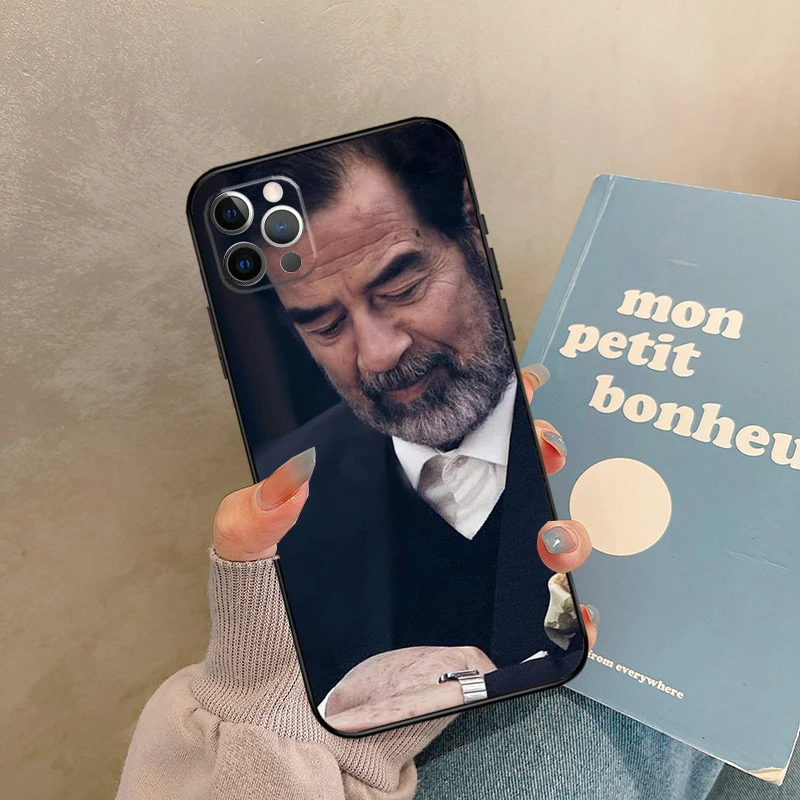 Saddam Hussein Iraq Arabic Phone Case For iPhone 11 12 13 14 15 16 Pro Max Back Cover For iPhone X XS Max XR Plus