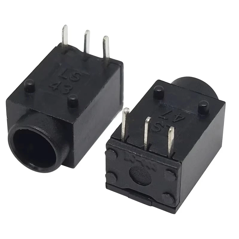 10PCS DC-003 3.5x1.3mm DC Power Jack Socket Connector 3-Pin Panel Mount Plug DC003A
