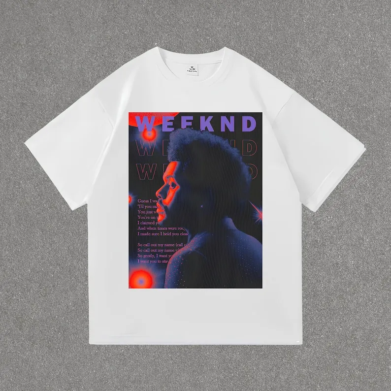 The Weeknd Shirt     The nisex Tshirt