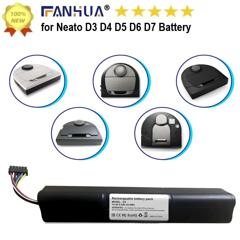 205-0011 Battery For Neato Botvac D3 D4 D5 D6 D7 205-0011 Sweeping robot Sweeper Battery 14.4V