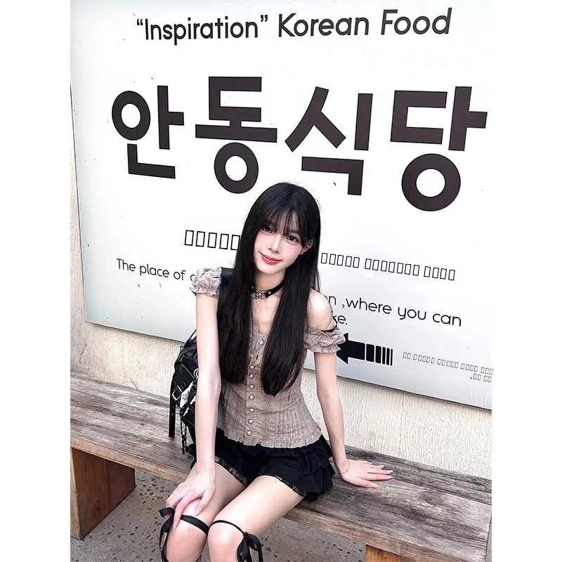 

Юбка А-силуэта с высокой талией, женская, в корейском стиле, облегающая, модная, повседневная, из полиэстера, для девушек