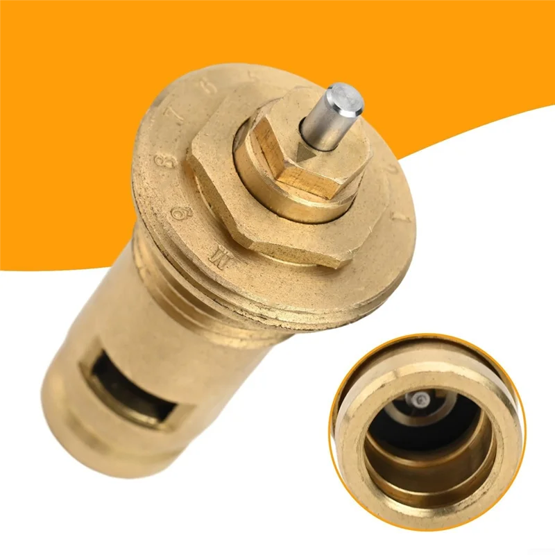 SEWS-Brass Radiator Valve Insert M30 X 1.5 Valve Thermostat Insert 1/2 Inch Bath & Kitchen Faucet Replacement Valvecartridge