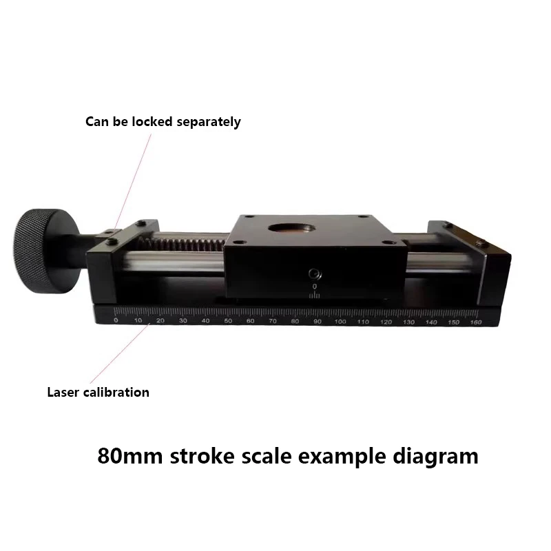 MS-YT50 Manual Translation Table Sliding Table Precision X-AXIS Displacement Table Can Be Customized XYZ Cross Table Module