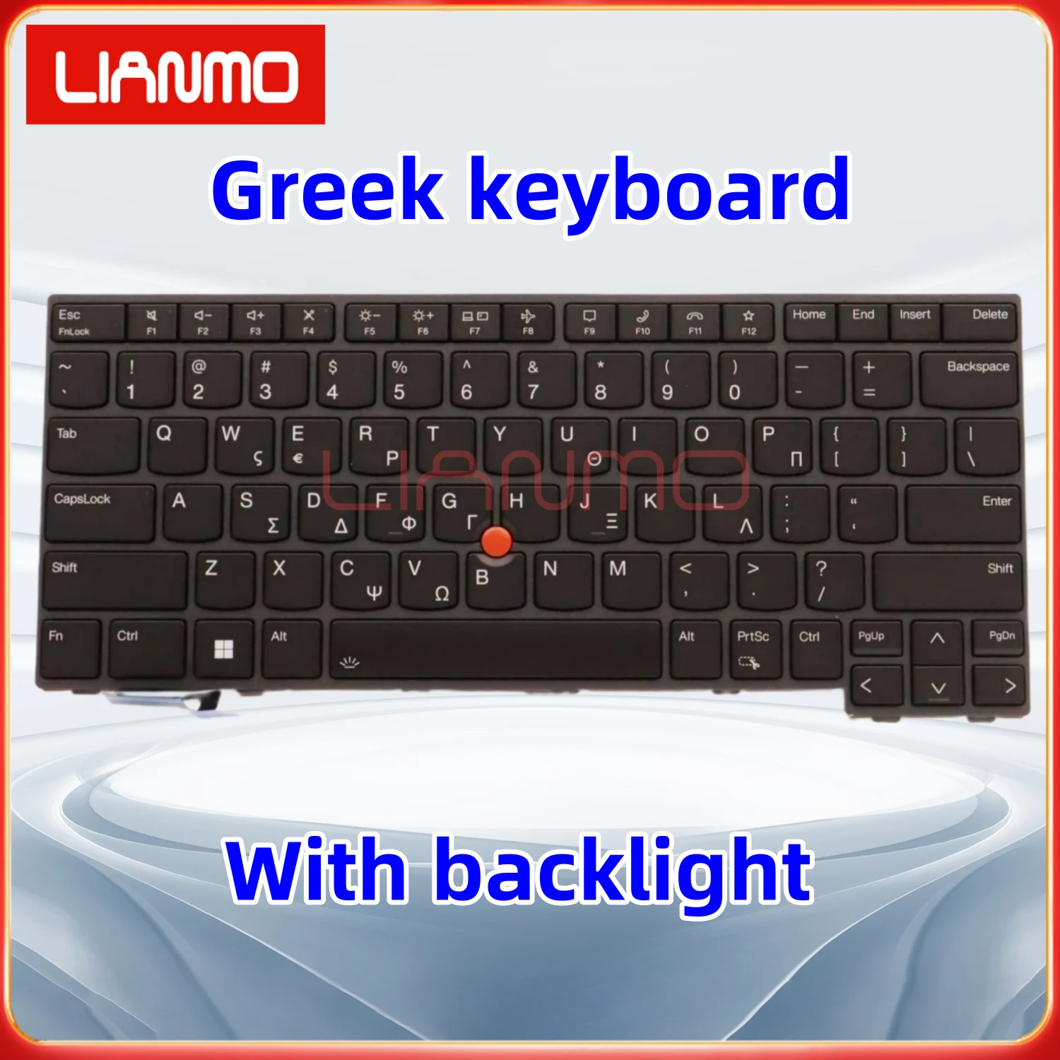 US/UK/CZSK/GR/KR/LA/EE/NO/AR/HE/RU/SI/TR/SP/FR/Klawiatura do Lenovo ThinkPad T14 Gen3 P14S L14 Gen3 Gen4 Klawiatura z podświetleniem — zdjęcie produktu 4