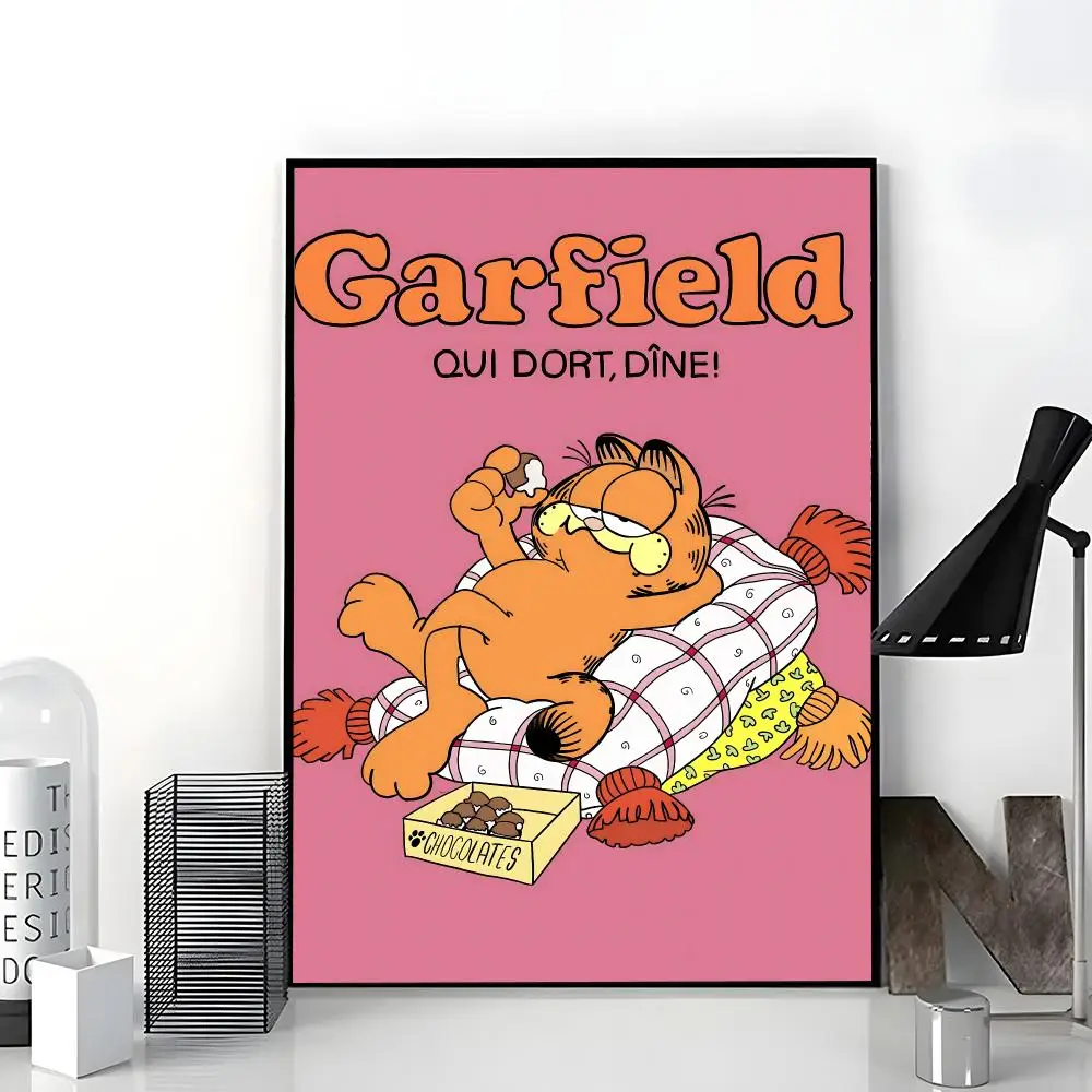 Anime Garfields C-Cat Poster Paper Print Home Living Room Bedroom Entrance Bar Cafe Art Painting Decoration
