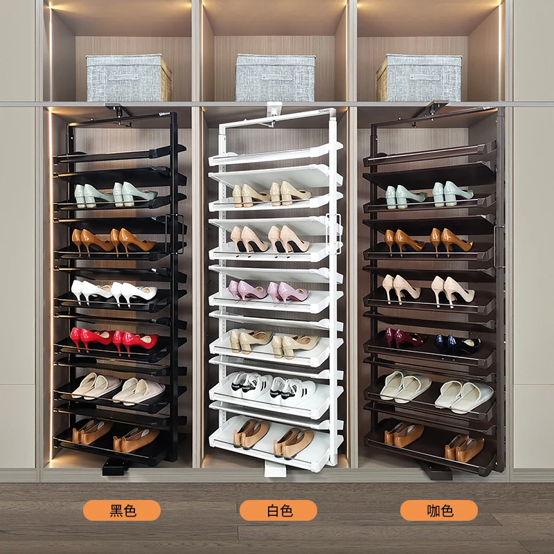 Rotating Shoe Rack 360 Degrees, Large-capacity Rotating Shoe Cabinet For Home Storage