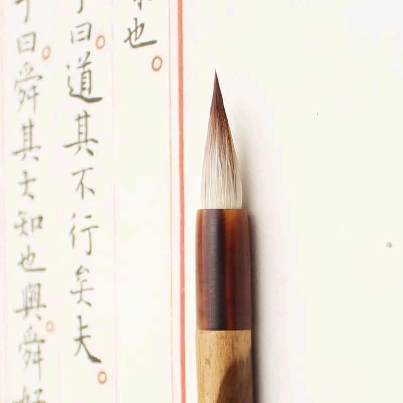 Copying Scriptures Weasel Hair Calligraphy Brush Small Regular Script Multiple Hair Chinese Brush Chinese Painting Coloring Pen