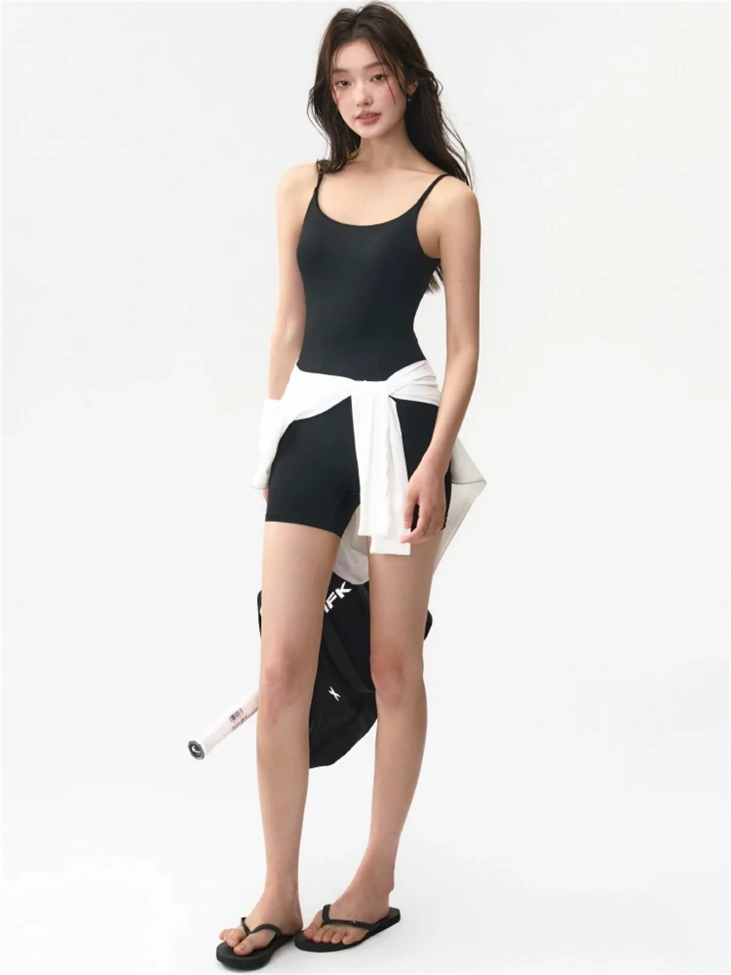 

Женский комплект для пилатеса и фитнеса: быстросохнущий комбинезон для бадминтона, йоги и спорта, из нейлоновой ткани, для повседневной носки