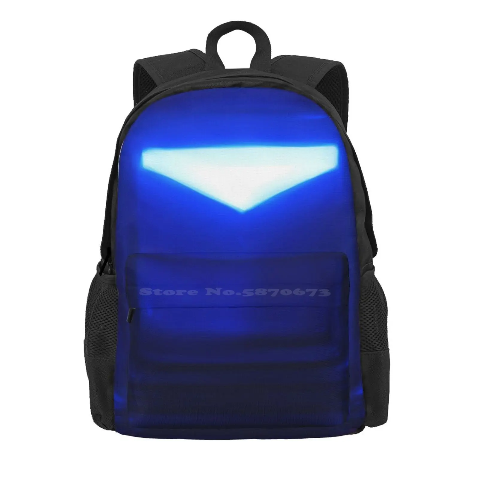 Beat Saber Blue Block Throw Pillow Cover Hot Sale Schoolbag Backpack Fashion Bags Beat Saber Jessyjams Twitch Sabers Virtual