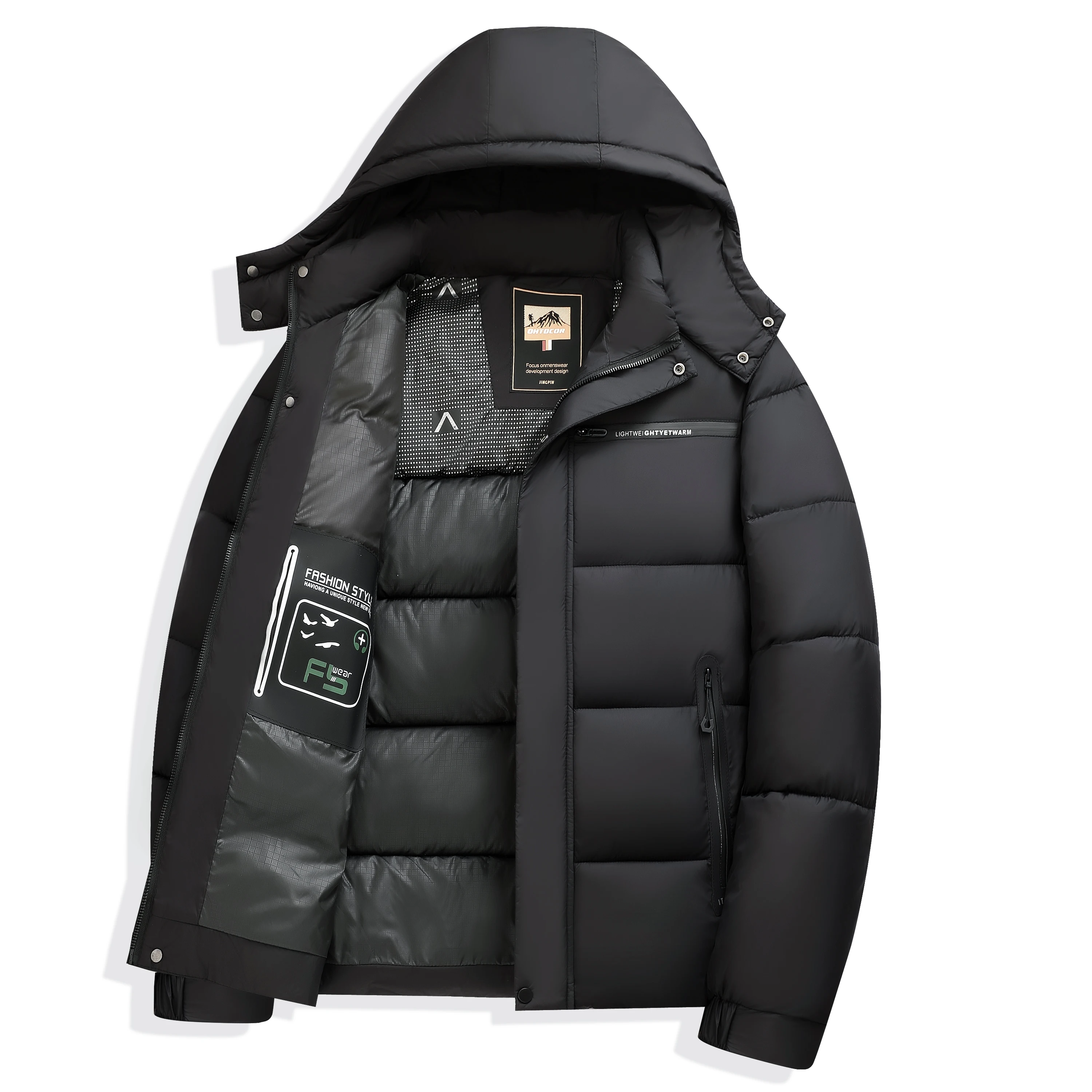 Winter Outdoor Leisure Fishing Windproof Warm Parker Cotton Jacket Comfortable Fashionable Versatile High-quality Padded Jacket