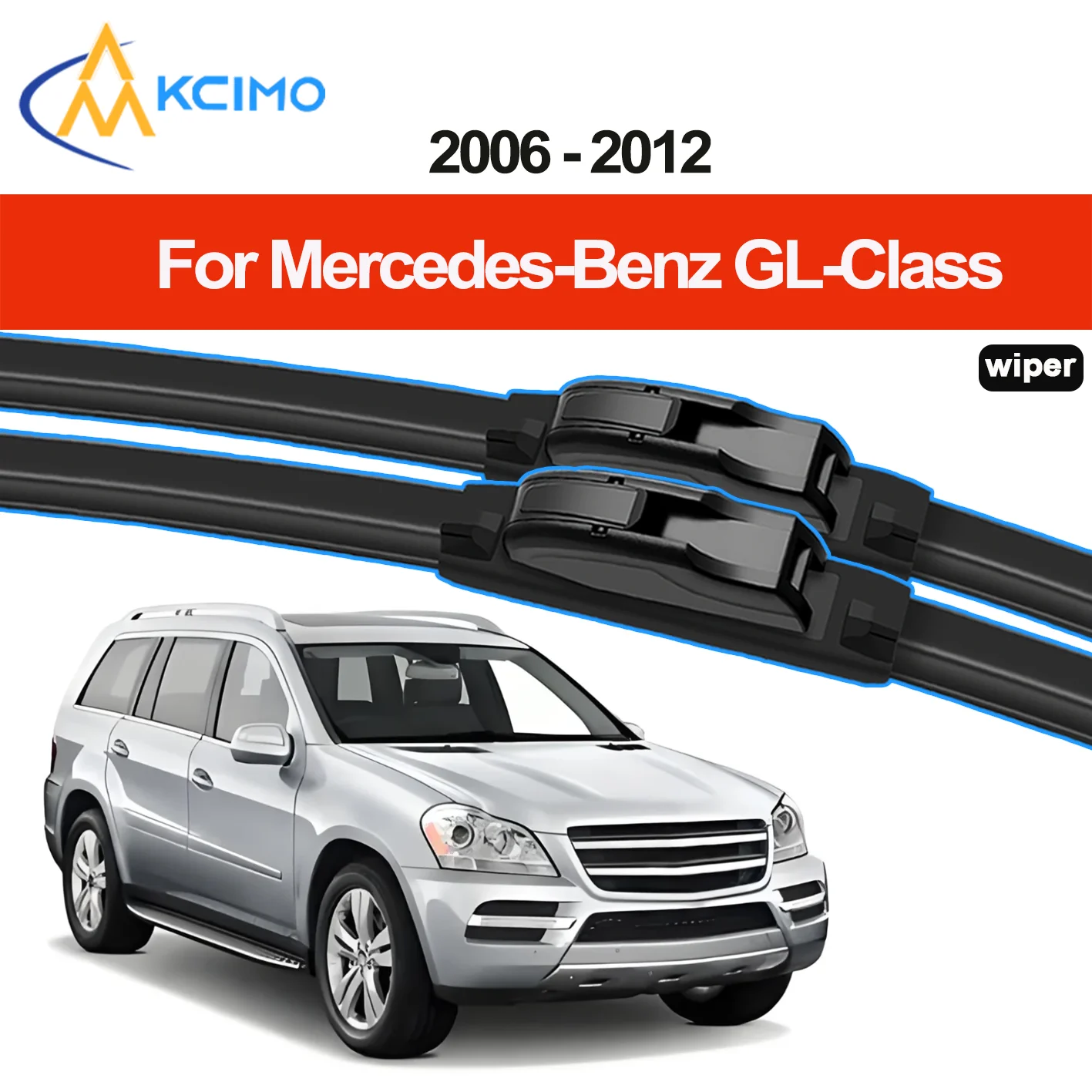 

2PCS New Front Windshield Wiper Blade for Mercedes-Benz GL-Class X164 2006-2012 Front Windshield Auto Wipers Blade Accessories