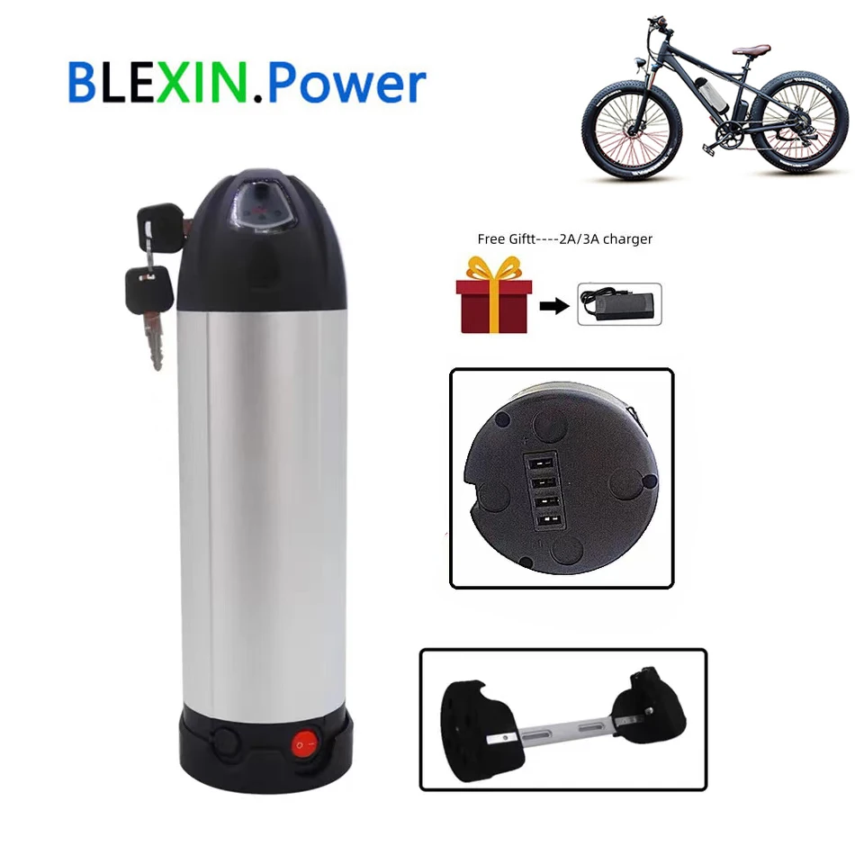 Removable Bottle Battery 36V 10Ah 13Ah 15Ah 48V 17.5AH for Ancheer Epikgo Electric Mountain Bike Bicycle Ebike Li-ion Battery