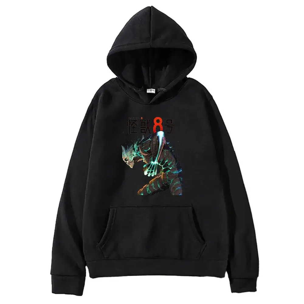 Fall Manga Kaiju No. 8 Hibino Kafka Printed Hoodies For Women Men Sweatshirts Long Sleeves Loose Hooded Streetwear Clothing