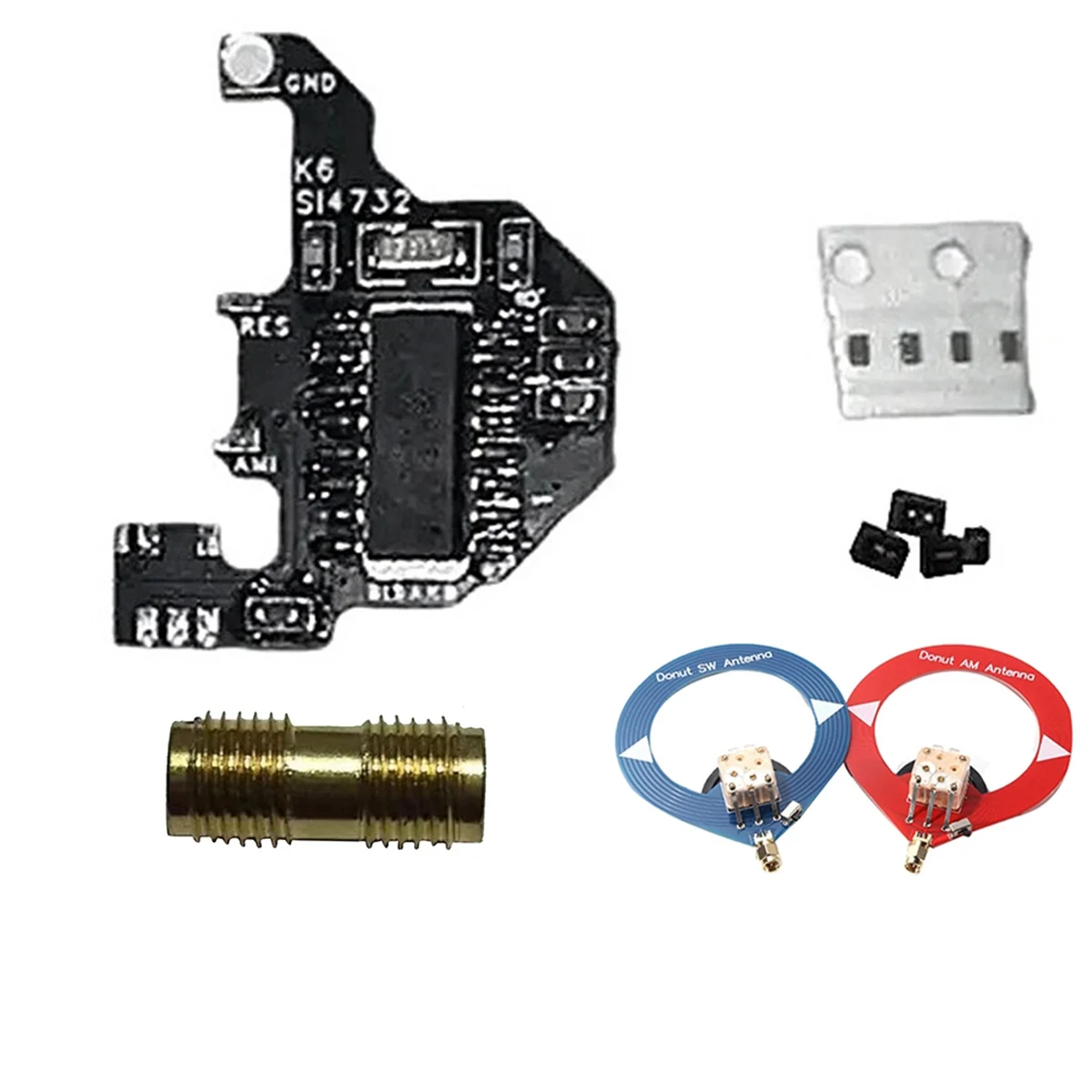 

SI4732 Shortwave Modification Module+2XDonut Antenna+Programming Cable for Quansheng UVK5/UVK6 DIY Shortwave Module Kit