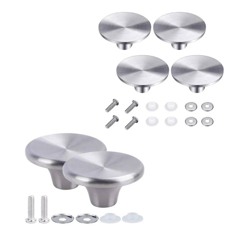 2 Sets/4 Sets Dutch Oven Knob Stainless Steel Pot Pan Lid Cover Handle Replacement Accessories Kits for Kitchen Cookware Tools