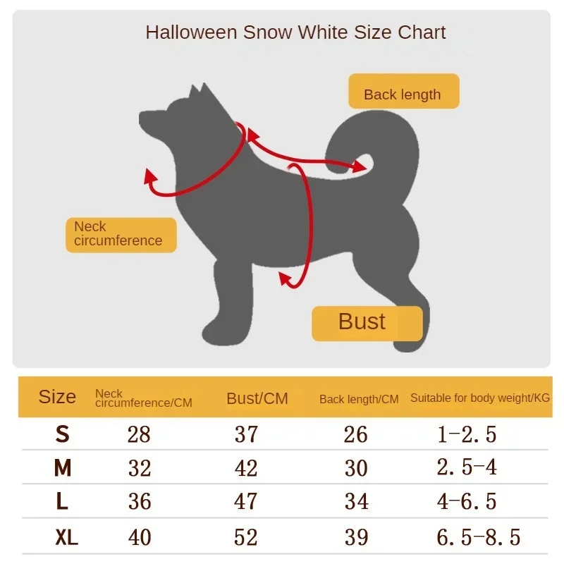 Pet Dress Snow White Pompadour Dress Halloween Costume Cosplay Christmas Holiday Party Special Event Dog cat